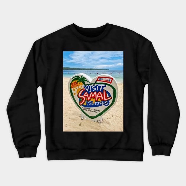 Kaputian Beach, Island Garden City of Samal, Davao del Norte, Mindanao, Philippines Crewneck Sweatshirt by Upbeat Traveler